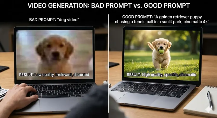 Mẹo tối ưu prompt AI Video